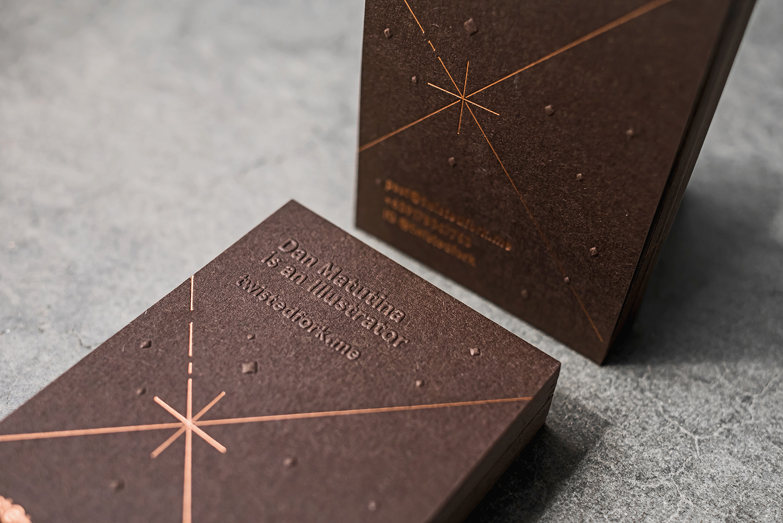 Embossed business cards in Singapore - These are ideally placed inside custom media kits and luxury boxes in Singapore